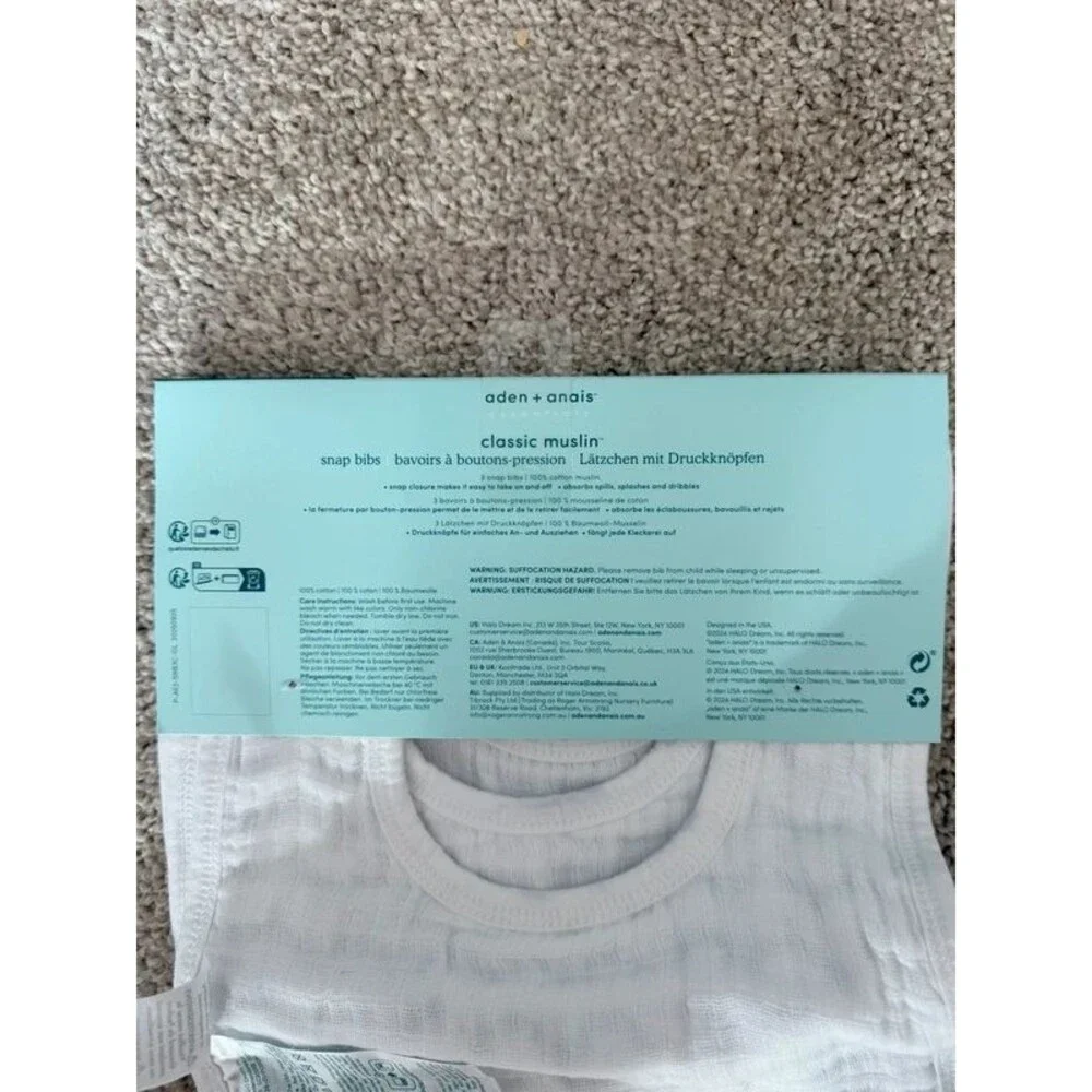 Aden & Anais Snap Bibs
